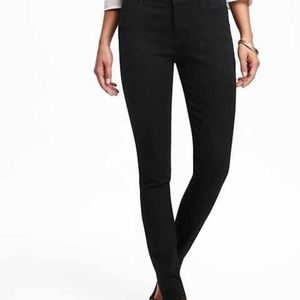 Old Navy Black Super Skinny Mid Rise Jeans NEW